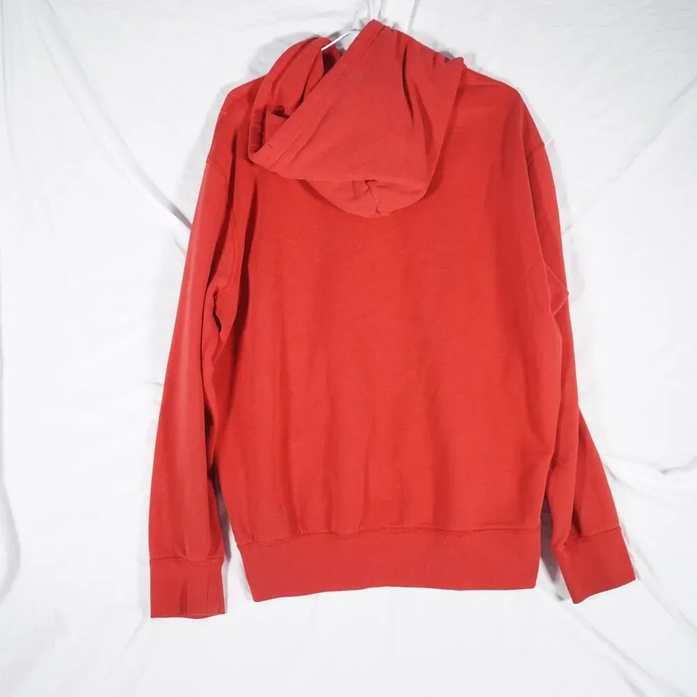 Polo Ralph Lauren Hoodie Red White Drawstrings Large